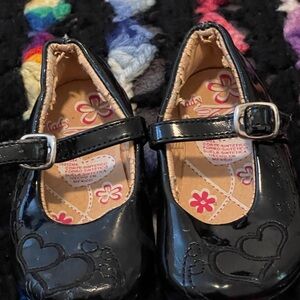 Black Mary Jane vintage Kids Shoes